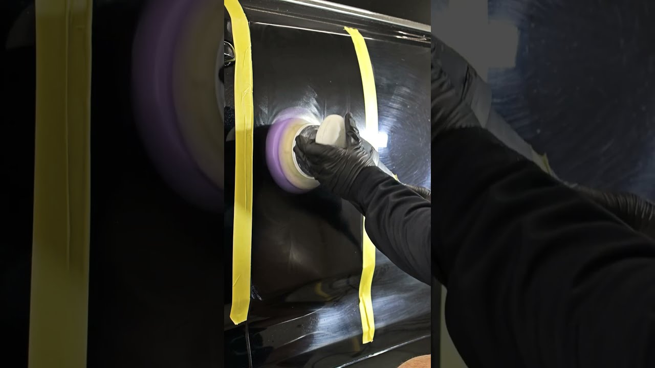 Polishing BAD Swirl Marks Out Of Black Paint Very Satisfying 