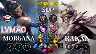 JDG LvMao Morgana vs Rakan Sup - KR Patch 10.18