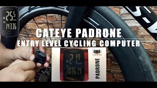 my cateye padrone entry level cycling computer stealth edition screenshot 2