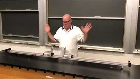 Two Carts and a Spring Brown University Physics Demonstration