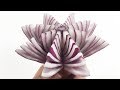 3 Red Onion Flower Carving Easy | Lavy Fuity