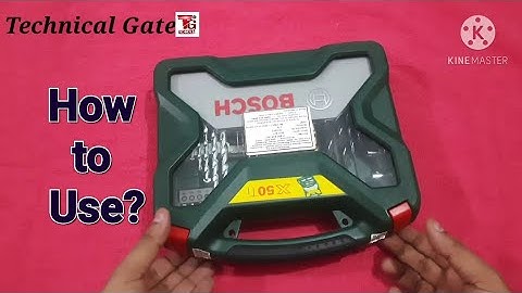 Bosch X50ti drill bit set full review and use.