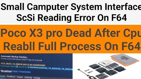 POCO X3 Pro UFS Programming via Flash64 | CPU Reball ke Baad Phone Dead? Solution Here! #F64