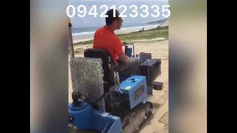 Máy làm sạch bãi biển - Máy cào rác bãi biển - Máy dọn rác bãi biển - Máy sàng cát