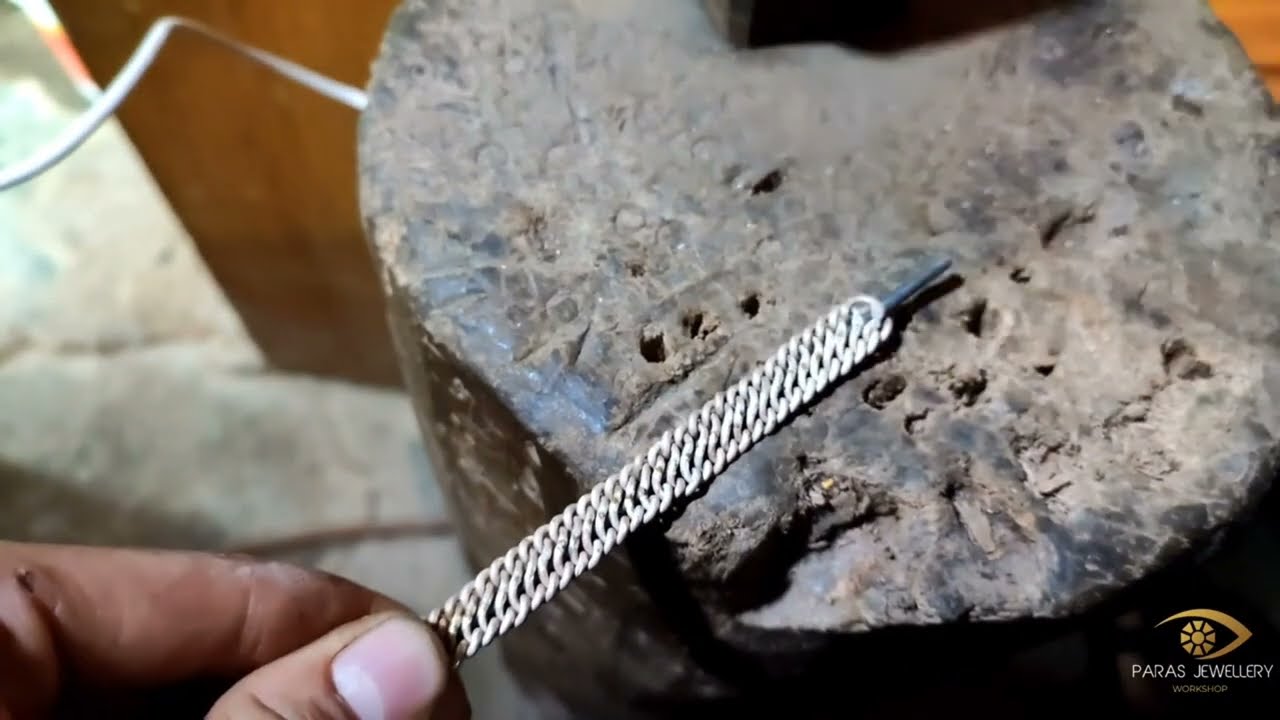 Making Silver 8 Design Bracelet / How to make this barcalet