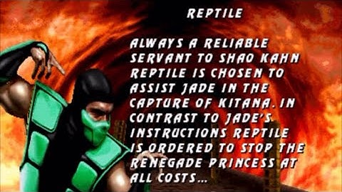 🐍 Reptile — Master of Poison | All Finishers in Ultimate Mortal Kombat 3