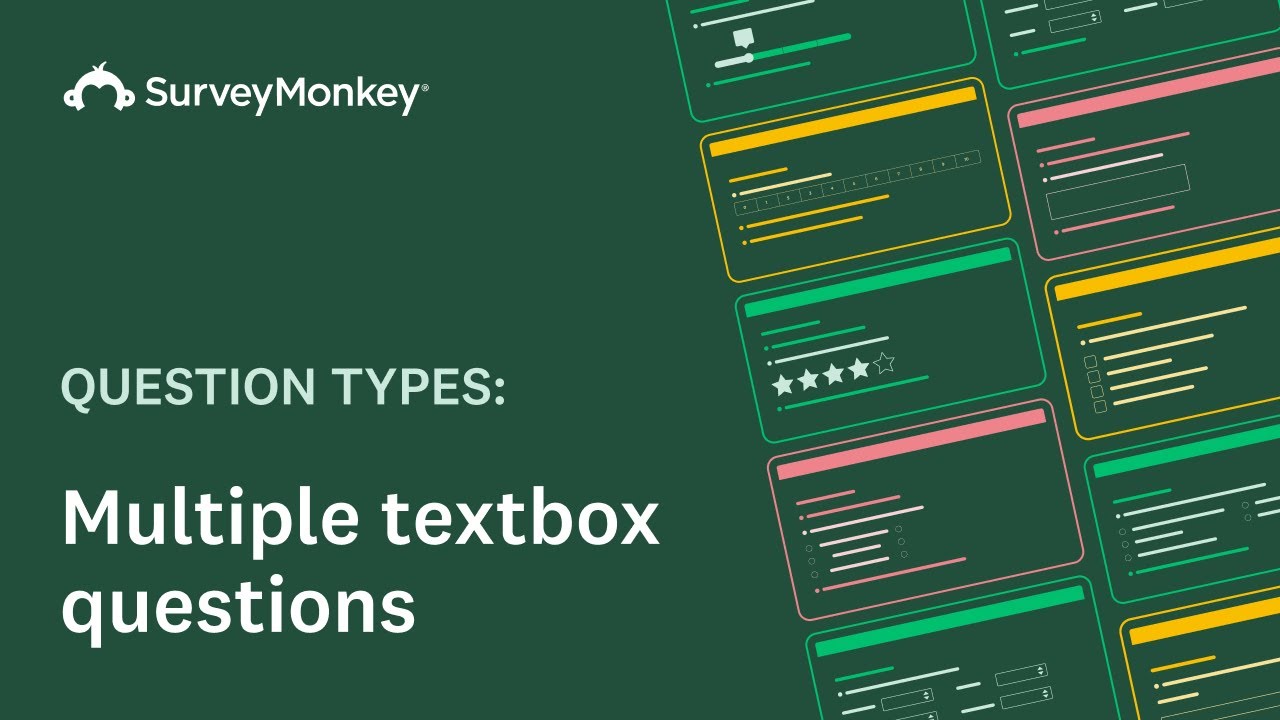 How Do I Add Multiple Text Boxes In Survey Monkey?