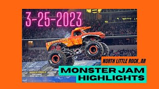 Monster Jam 2023 Highlights - North Little Rock, Arkansas