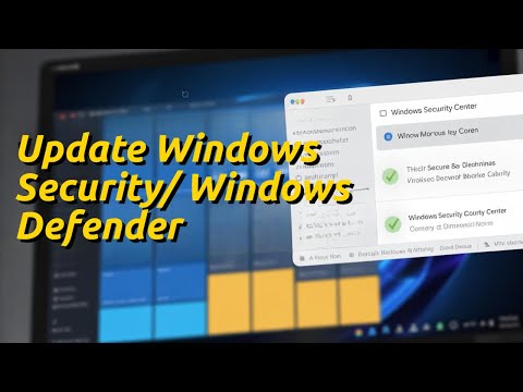 How To Update Windows SecurityWindows Defender in Windows 1110 [GUIDE]