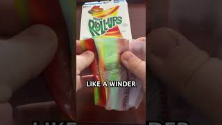 LETS REVIEW THE VIRAL SWEET! THE FRUIT ROLL-UPS! This is the tropical tie-dye flavour.