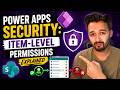 Power Apps Security Item-Level Permissions Explained