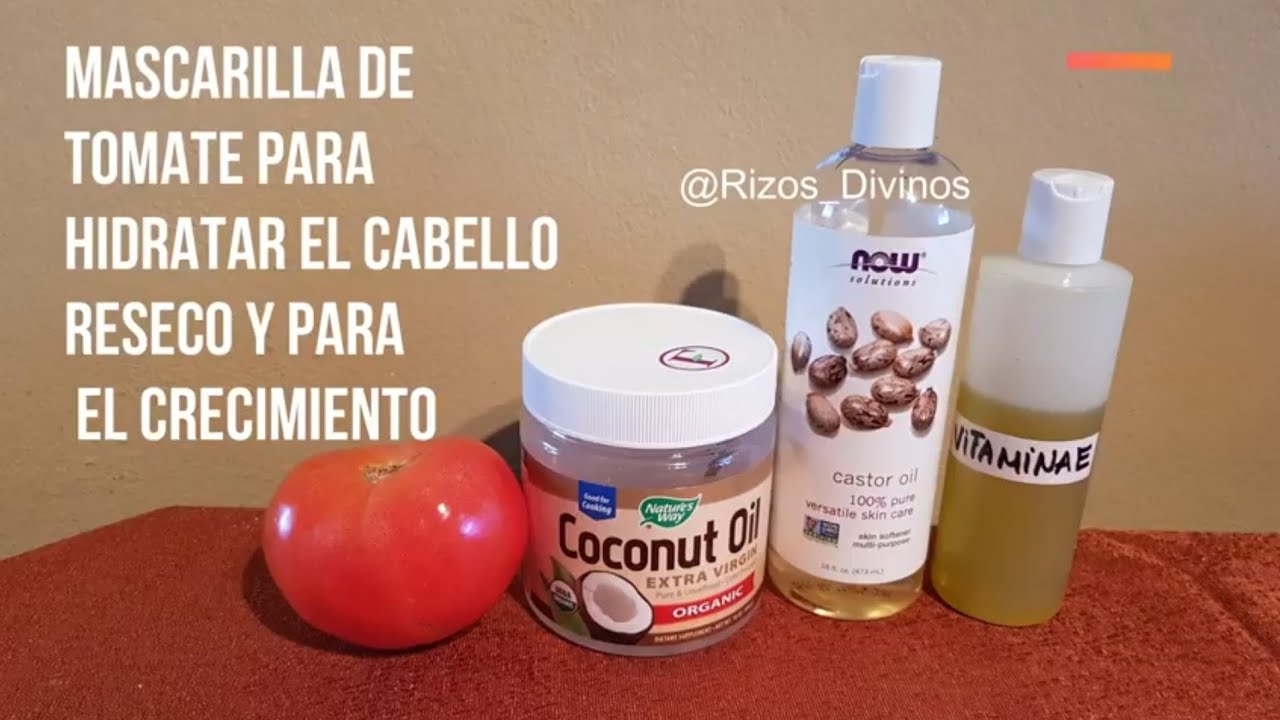 Mascarilla De Tomate Hidratación Profunda Y Crecimiento Cabello - YouTube