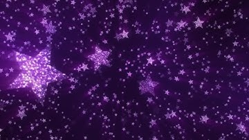 VJ Purple Shining Stars Stock Motion Graphics