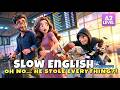 A Thief Stole Everything at the Airport!? Easy English Listening for Beginners (A1–A2)
