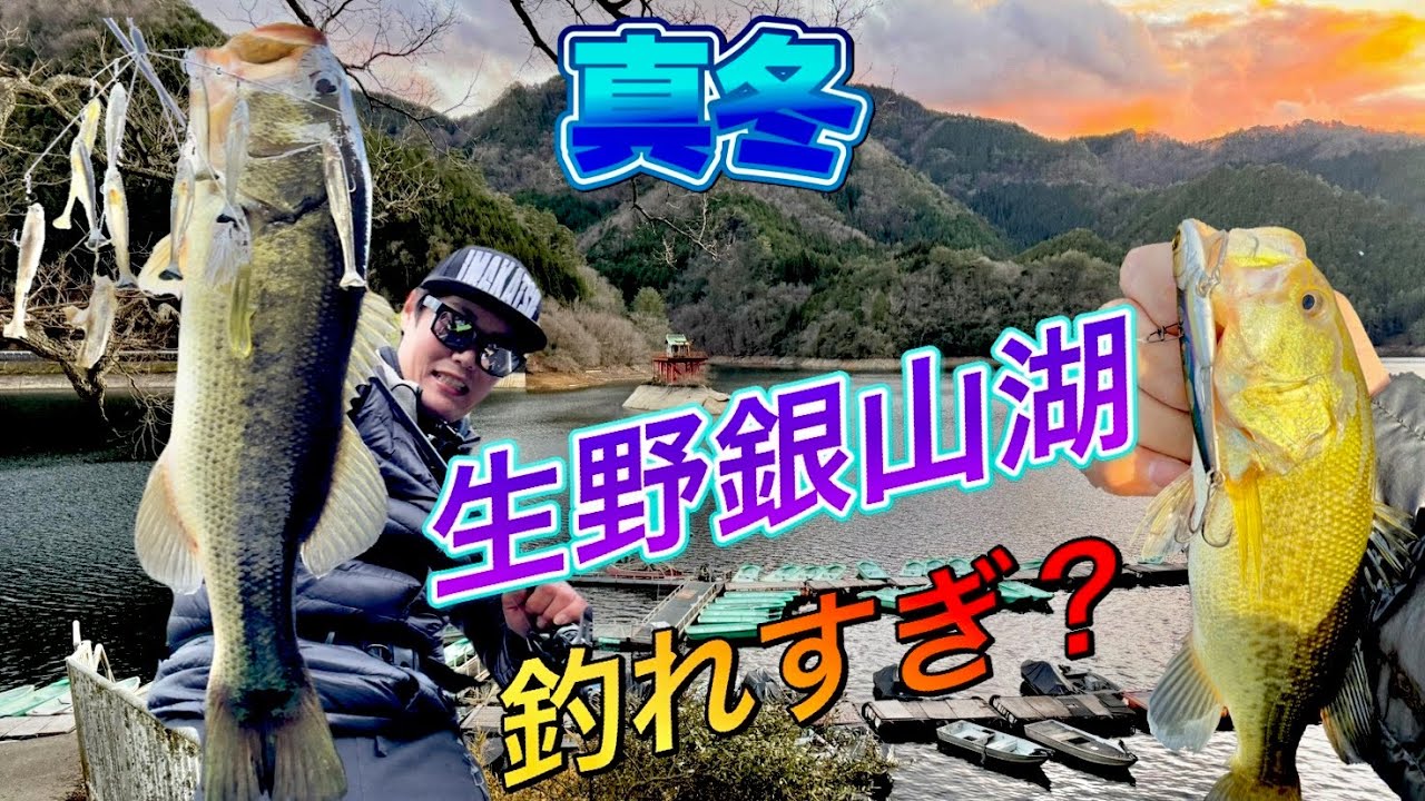 爆釣⁈真冬の生野銀山湖ってこんなに釣れるん？【バス釣り】