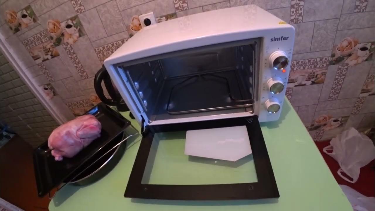 Купил Печку духовку Simfer Запёк курицу - YouTube