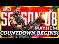 🔴FUTURE FUSE PRO | Apex Season 8 Mayhem Live COUNTDOWN! Apex Legends Live (PS4) UPDATE/EVENT!