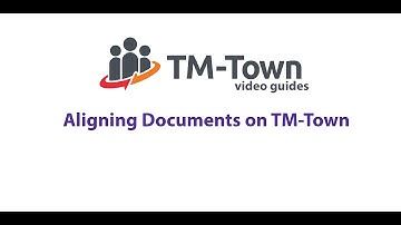 Aligning Documents on TM-Town