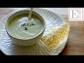 Cream of Celery Soup with a Crispy Parmesan Tuile