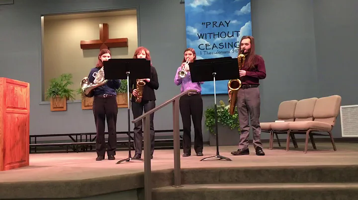 Holy Holy Holy brass and wind quartet