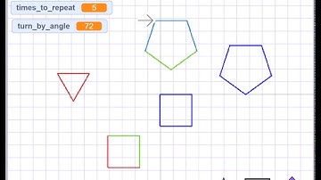 Programming using MIT Scratch : Simple Apps : Draw Shapes with Color in Action