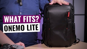 PGYTECH OneMo Lite: What fits in the backpack?