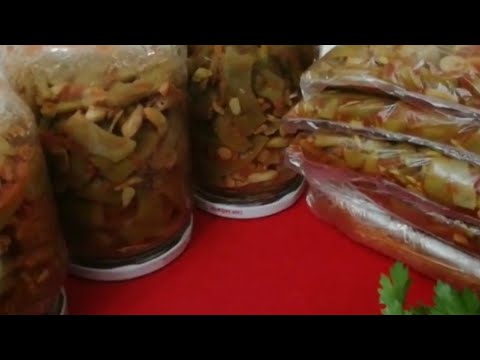 Kış hazırlıkları ????TAZE FASULYE konservesi nasıl yapılır❓TAZE FASULYE BUZLUKTA SAKLAMA ❓