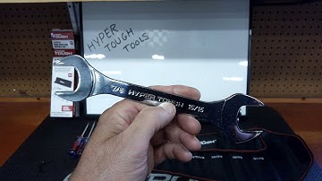 HYPER TOUGH TOOLS, THIN OPEN END WRENCH SET, GREAT BANG FOR THE BUCK 🧐