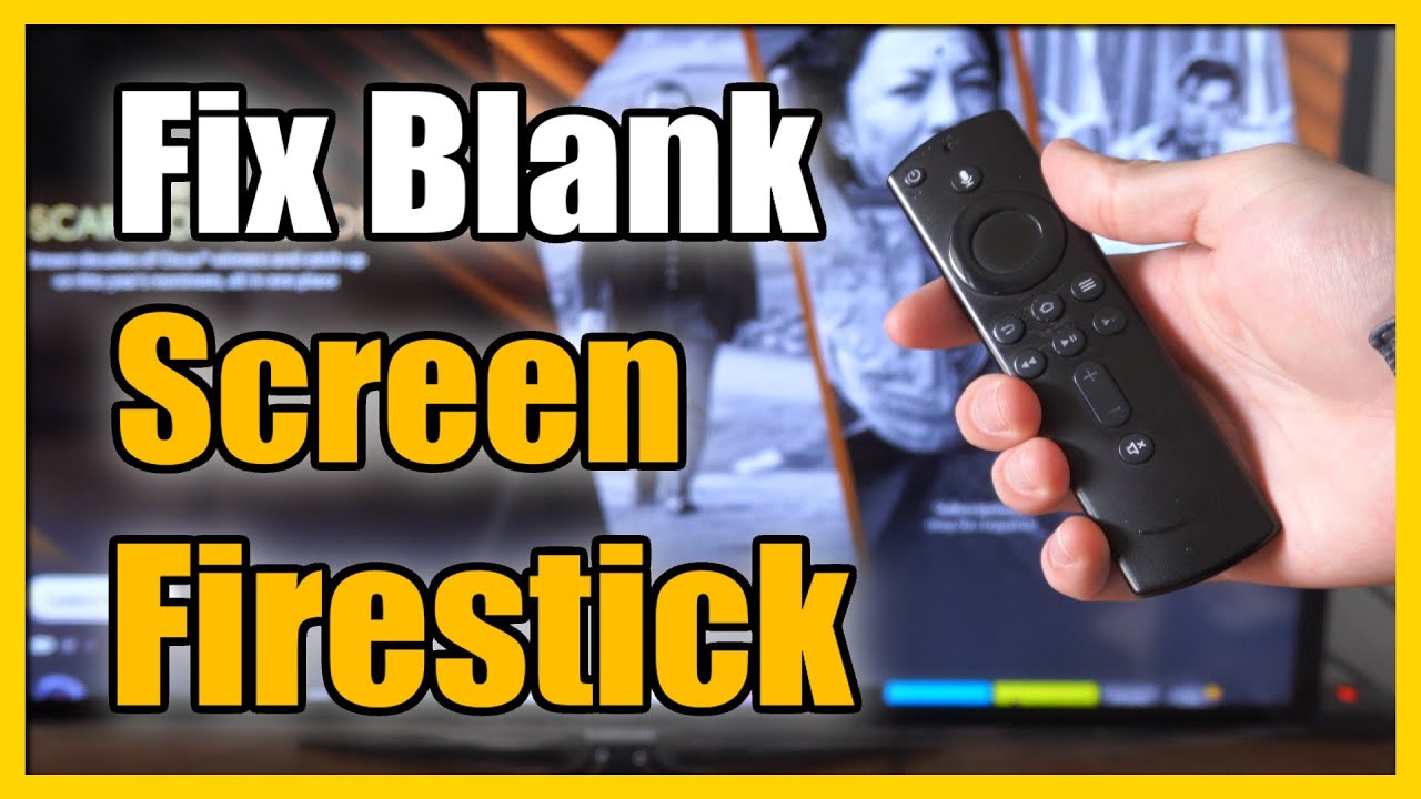 How to Fix Black Screen on Amazon Firestick (4 Methods)