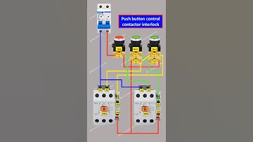 Push Button Control with Contactor Interlock | Contactor Interlocking Wiring Diagram Quick