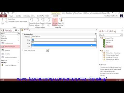 Microsoft Office Access Tutorial 2013 Using Forms 18.4 Employee Group Training