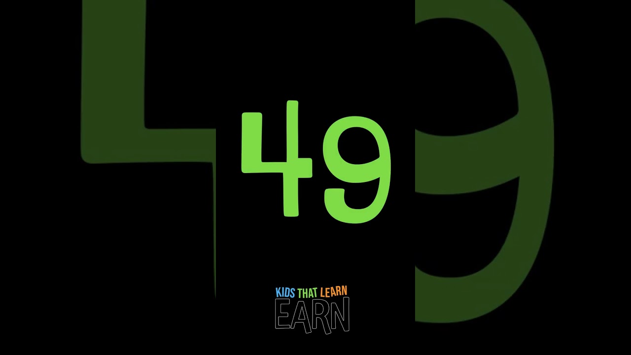 Learn Numbers (40-60) Short - Kids That Learn Earn 