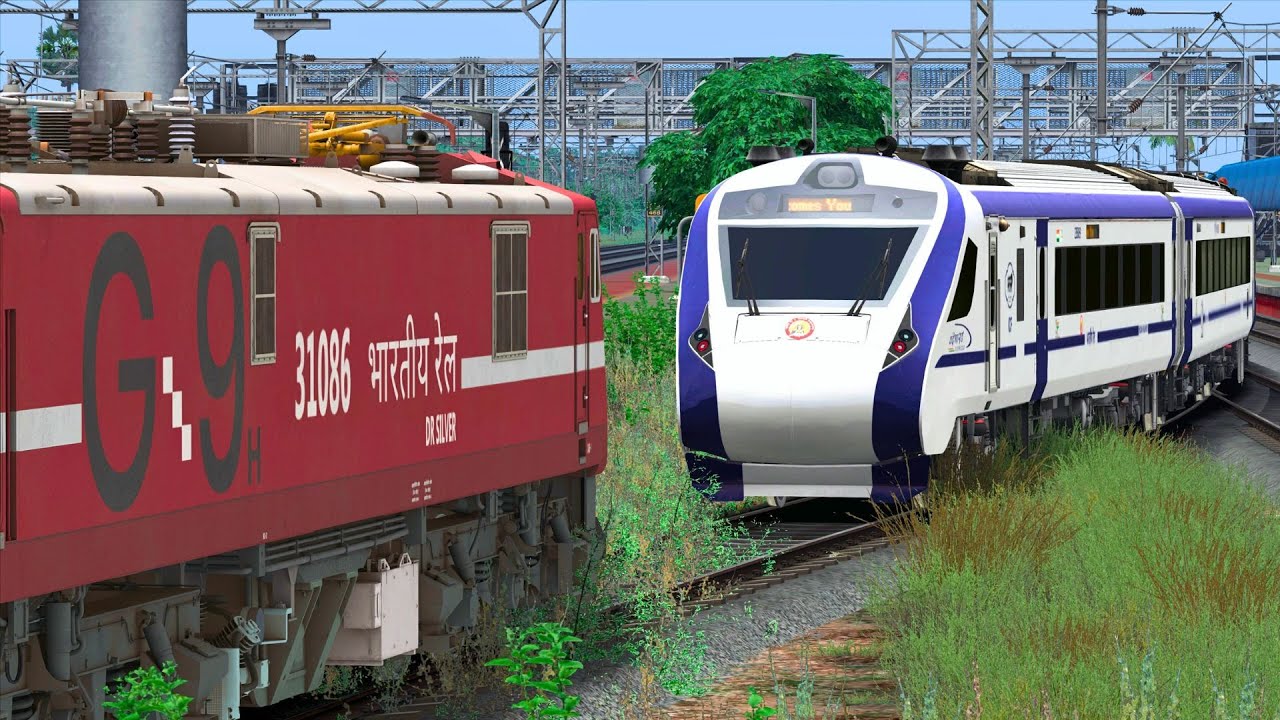 WAG9 RESCUE VANDE BHARAT EXPRESS | BUMPY RAILROAD | RAILWORKS TRAIN SIMULATOR GAME PLAY | NTG GAMING