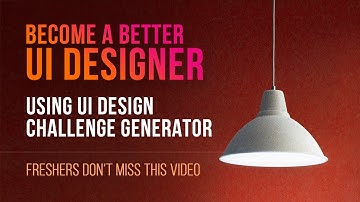 Become A Better UI Designer using UI Design Challenge Generator  |  UI Design Ideas for Designers