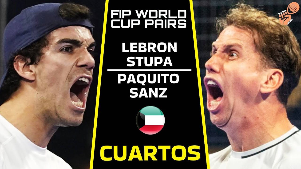 ESTO ES IMPOSIBLE! 🤯🔥- LEBRON & STUPA VS PAQUITO & SANZ - FIP WORLD CUP PAIRS 2025 - CUARTOS