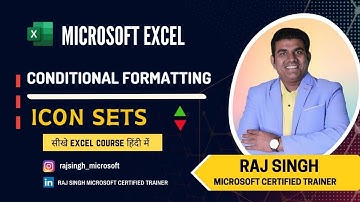 Microsoft Excel Conditional Formatting - Icon Sets: Visualize Data Trends