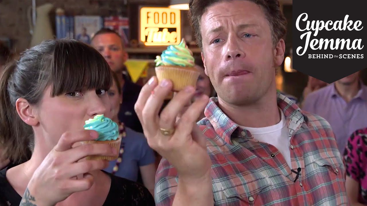Rainbow Buttercream Cupcakes with Jamie Oliver | Cupcake Jemma | CupcakeJemma