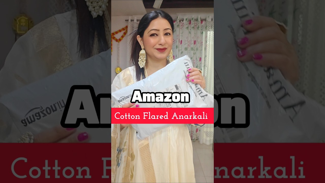 Let's Unboxing Amazon Flared "Anarkali Kurta Set "✨