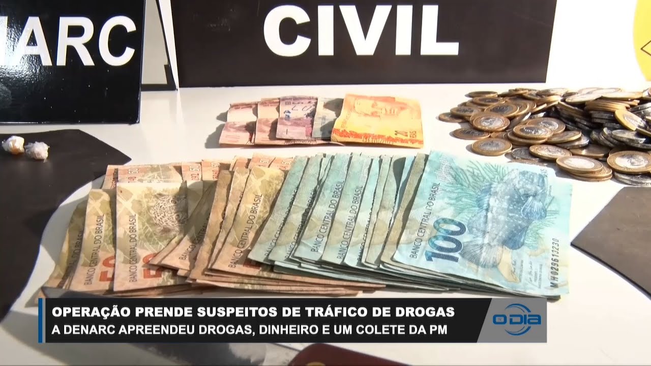 Operação prende suspeitos de tráfico de drogas na capital 04 08 2023