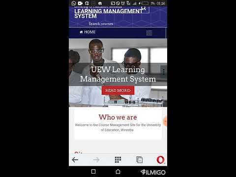 HOW TO LOG IN UEW LEARNING MANAGEMENT SYSTEM (LMS)