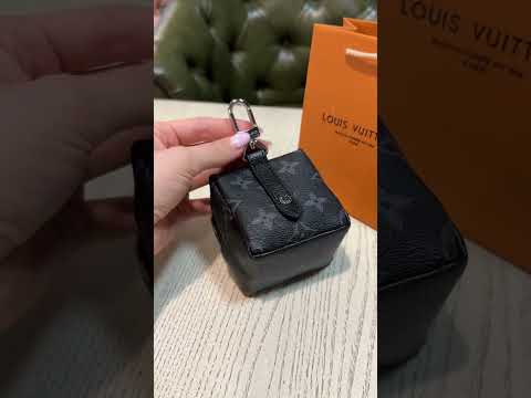 Міні сумочка Луї Вюїтон темно-сіра з логотипом, видео 1