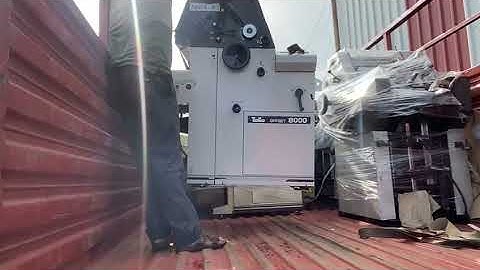 TOKO  8000  - Mini offset printing machine Sold “ Bihar “