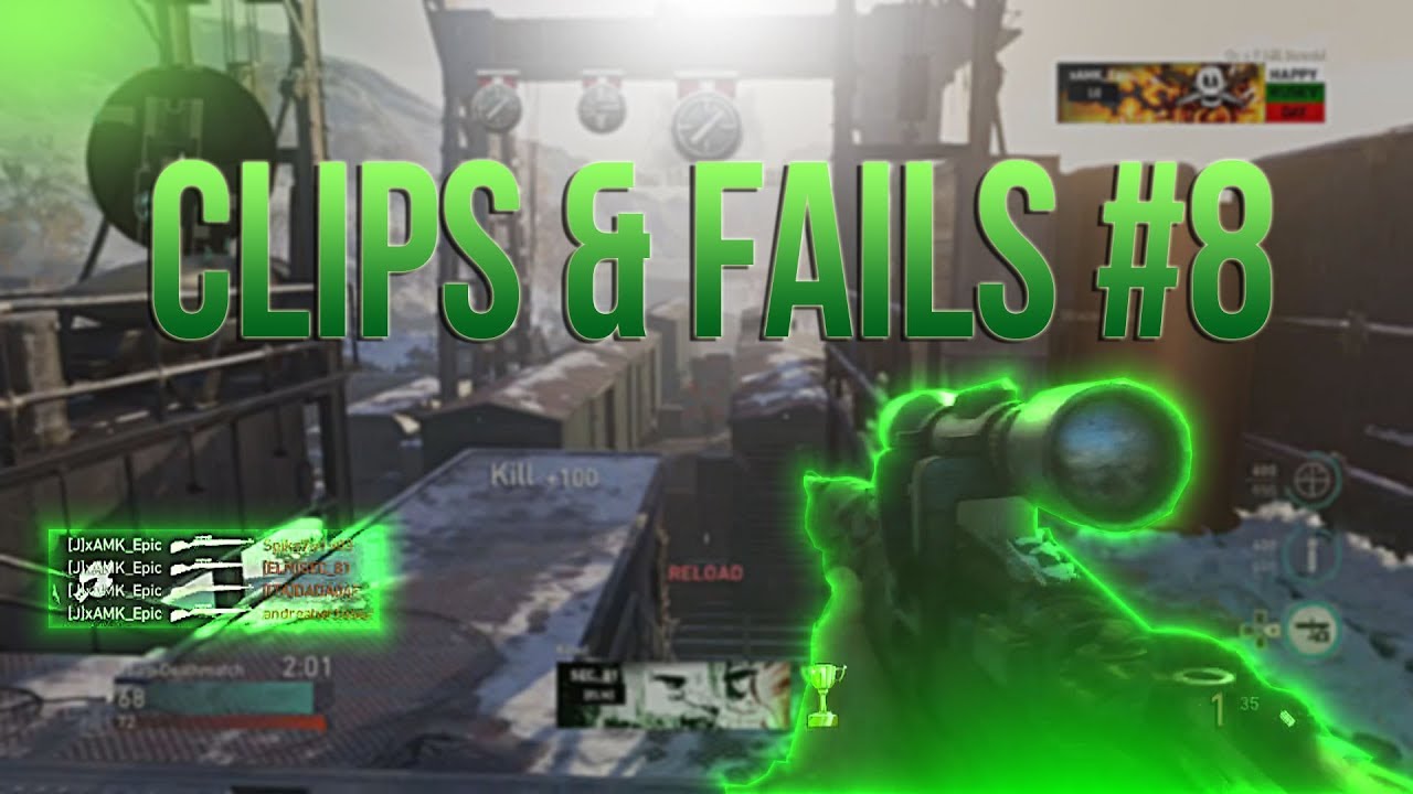 Clips And Fails #8 (Sniping On WW2) READ DESC fortnite account