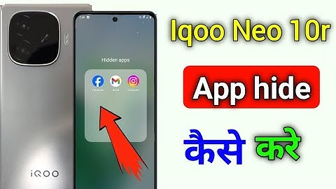 Iqoo neo 10r 5g app hide kaise kare,hide apps in Iqoo neo 10r 5g ,Iqoo me app ko hide kaise karen