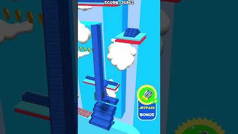 Stair Run Gameplay IOS ANDROID #shorts 62