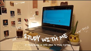 Study with me 1 hour pomodoro📚 soft lofi rain | 25/5 sessions | self-study UX design student screenshot 1