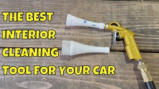 Fabater Car Detailing Air Blower - Quick Clean Tool For Car Interior & Exterior, Works With Air Compressors (6-9.2 Bar)