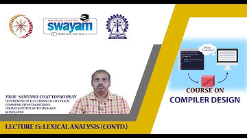 Lecture 15: Lexical Analysis (Contd.)