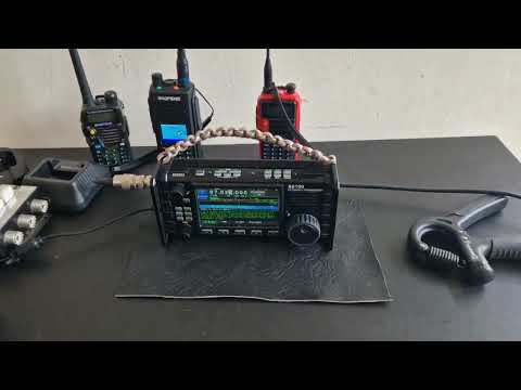 Xiegu X6100 - CW decode , Lifting weights and Baofeng 1702 DMR vhf uhf