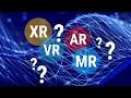 Difference between VR, AR, MR and XR. #automation #virtualreality #artificialintelligence